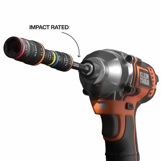 Klein A-32914HD 14-in-1 Impact Rated Flip Socket Set – image 7
