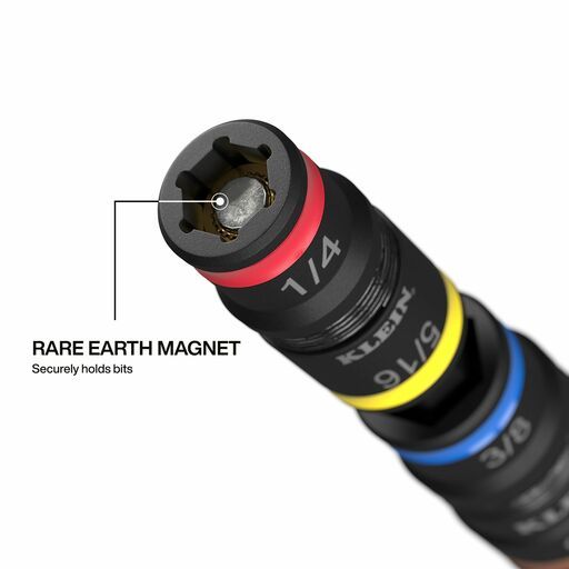 Klein A-32914HD 14-in-1 Impact Rated Flip Socket Set – image 6