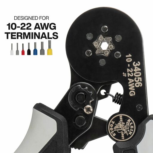 Klein A-34061 1201pce Ratcheting Ferrule Hex Crimper Set – image 3