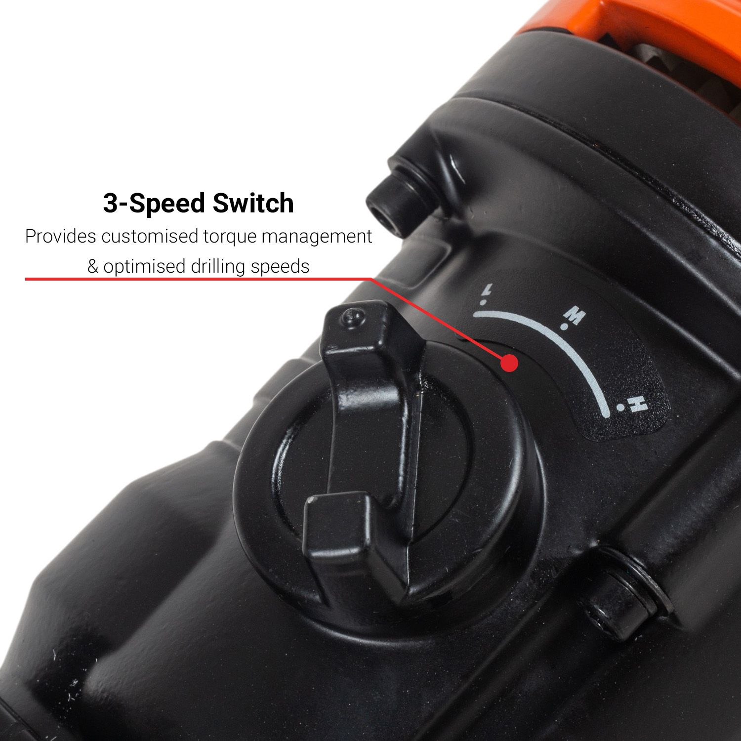 Bayer BCD1900 1900W 180mm 3-Speed Gearbox Handheld Electric Diamond Core Drill – image 4