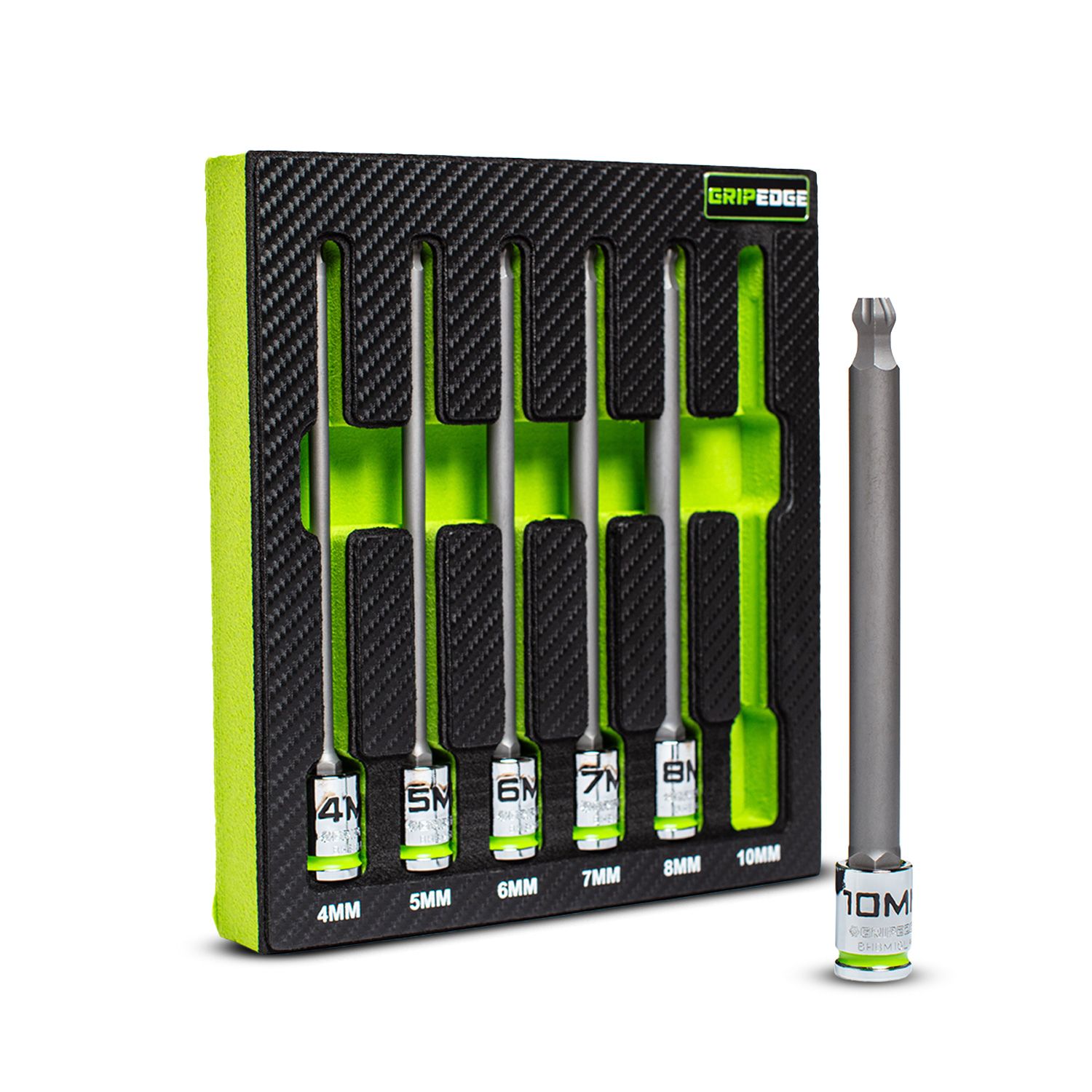 Mayhew 4mm X 3.5" Metric Ball Hex Power Bit – 8-Pack, For Impact Drivers & Drills