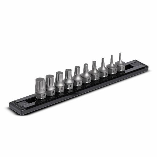 GRIPEDGE  DDHAM10S 10pce 1/4" Drive Low Profile Metric Hex Dual Action Driver Set – image 3