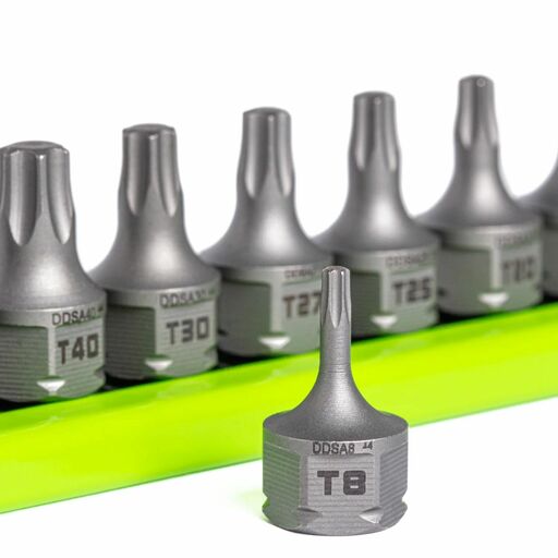 GRIPEDGE  DDSA13S 13pce 1/4" Drive Low Profile Star Dual Action Driver Set – image 5