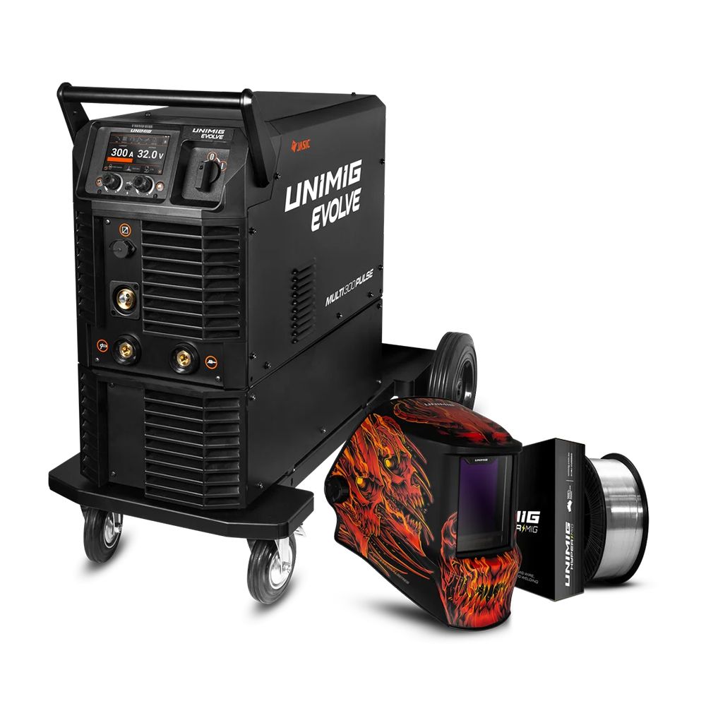 UNIMIG PK11118 Evolve Multi 300 Pulse M350 Trolley Package Combo Kit