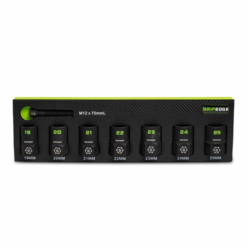 GRIPEDGE  XCM7S 7pce 1/2" Drive Metric Socket Extractor Set – image 2