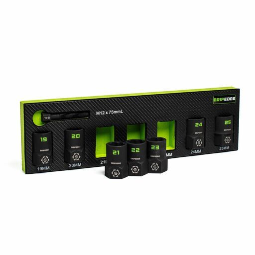 GRIPEDGE  XCM7S 7pce 1/2" Drive Metric Socket Extractor Set – image 4