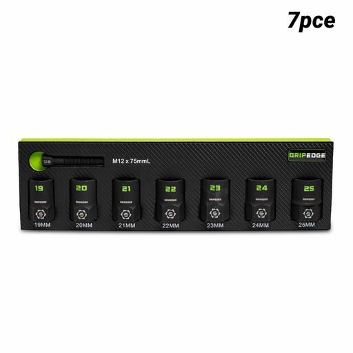 GRIPEDGE  XCM7S 7pce 1/2" Drive Metric Socket Extractor Set
