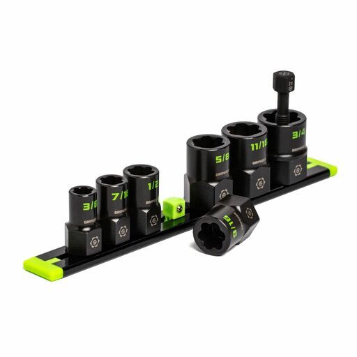 GRIPEDGE  XBS7S 7pce 1/2" Drive SAE Socket Extractor Set – image 3