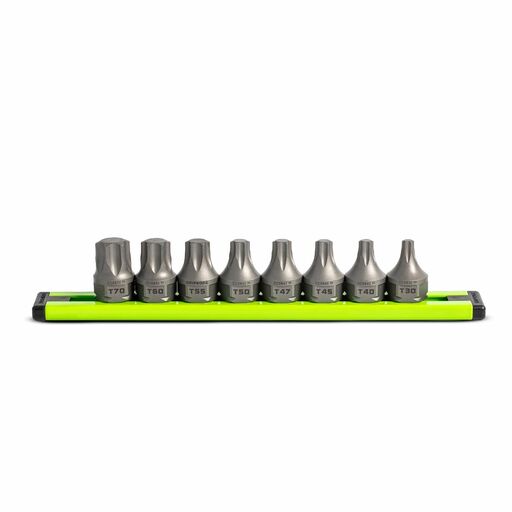 GRIPEDGE  DDSB8S 8pce 3/8" Drive Low Profile Star Dual Action Driver Bit Set – image 2