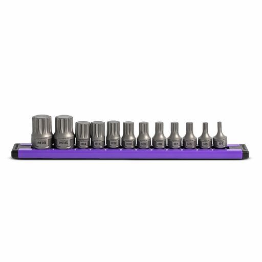 GRIPEDGE  DDTS12S 12pce 1/4" & 3/8" Drive Low Profile Triple Square Dual Action Driver Set – image 2
