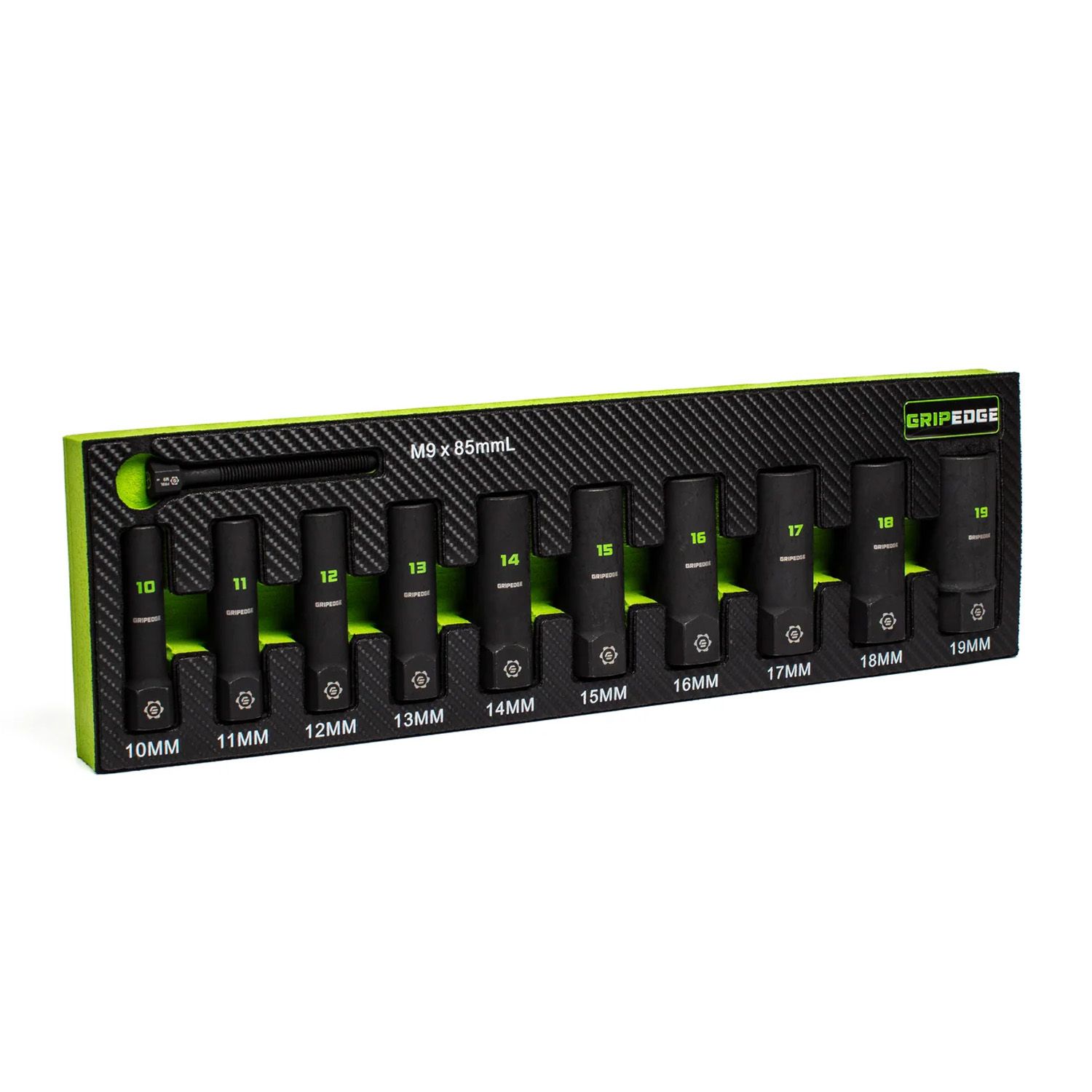 GRIPEDGE  XBM10DS 10pce 3/8" Drive Metric Deep Socket Extractor Set – image 3