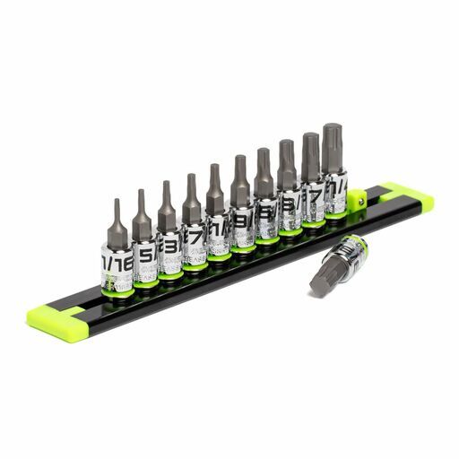 GRIPEDGE  GE11ASSHSRPT 11pce 1/4" Drive Short SAE Hex Driver Set – image 4