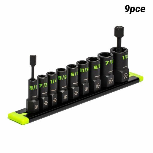 GRIPEDGE  XAS9S 9pce 1/4" Drive SAE Socket Extractor Set