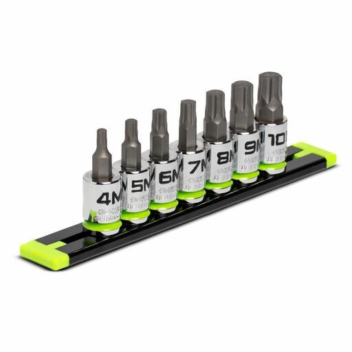 GRIPEDGE  GE7BSMHSRPT 7pce 3/8" Drive Short Metric Hex Driver Set – image 3