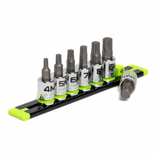 GRIPEDGE  GE7BSMHSRPT 7pce 3/8" Drive Short Metric Hex Driver Set – image 4
