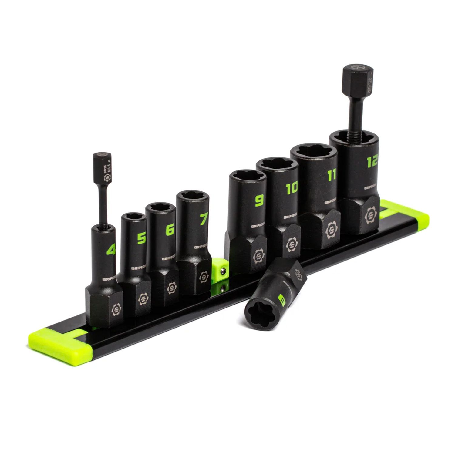 GRIPEDGE  XAM9S 9pce 1/4" Drive Metric Socket Extractor Set – image 3