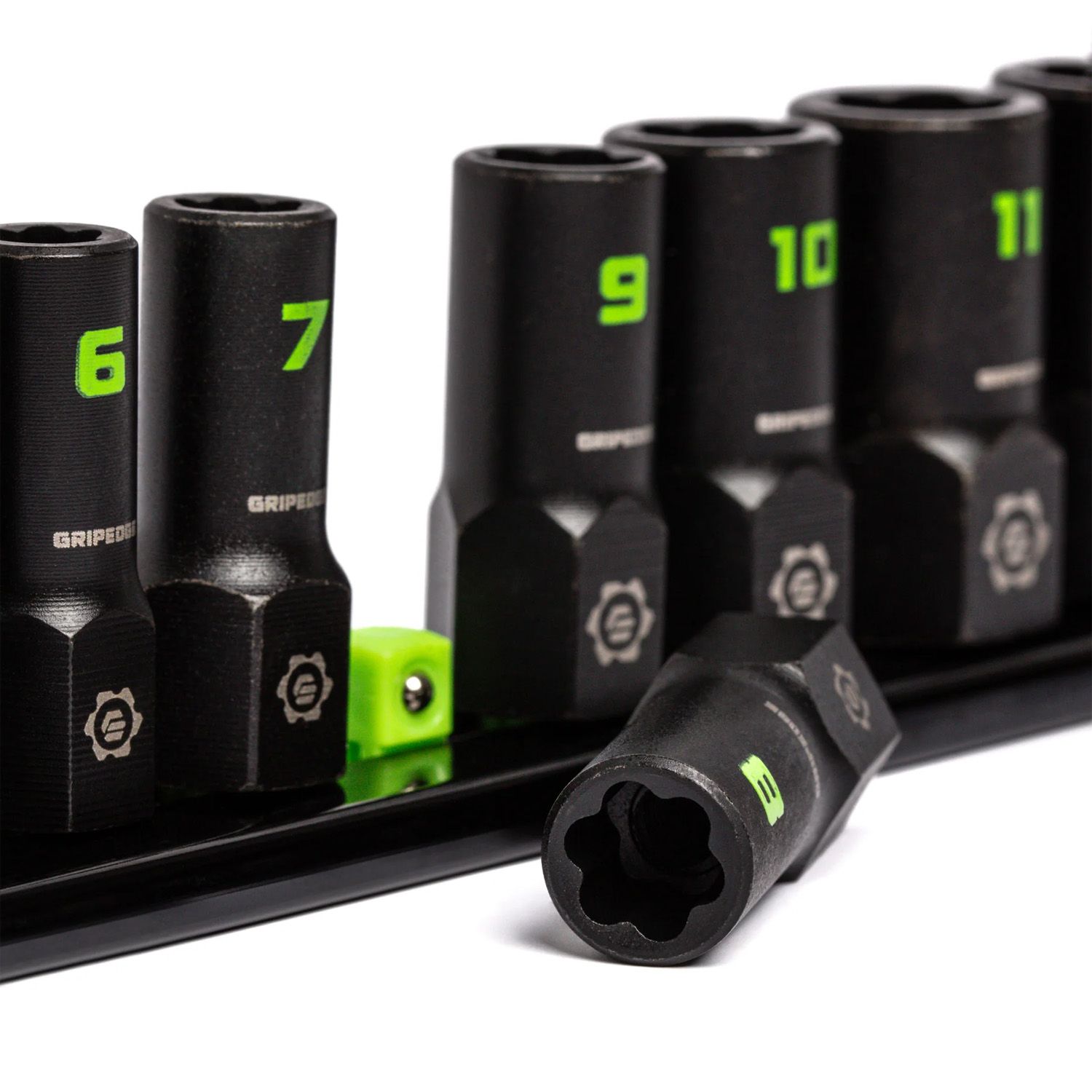 GRIPEDGE  XAM9S 9pce 1/4" Drive Metric Socket Extractor Set – image 5