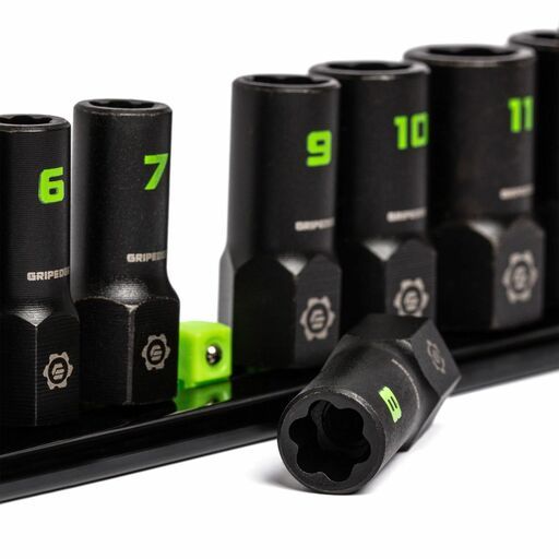 GRIPEDGE  XAM9S 9pce 1/4" Drive Metric Socket Extractor Set – image 5