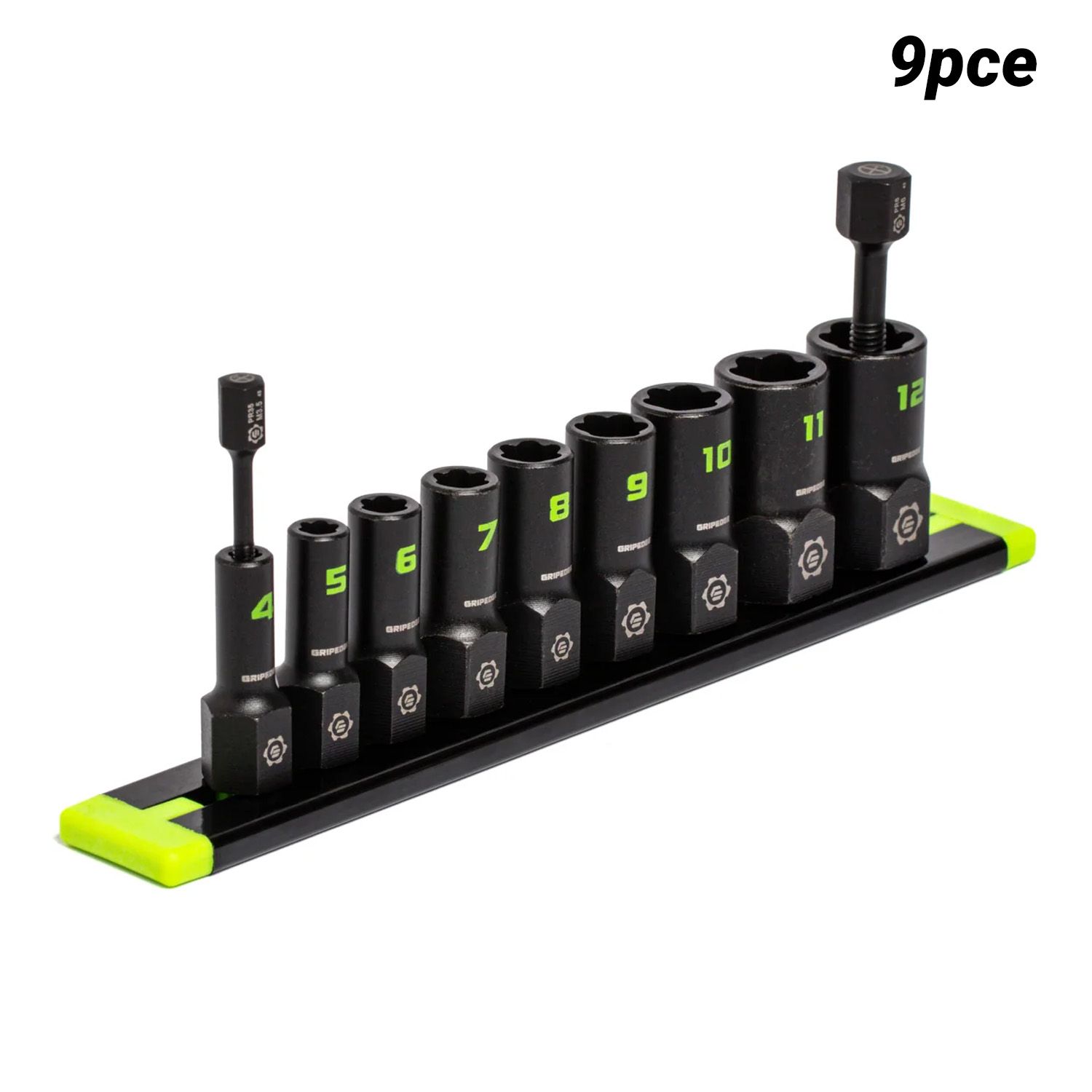 GRIPEDGE  XAM9S 9pce 1/4" Drive Metric Socket Extractor Set – image 1