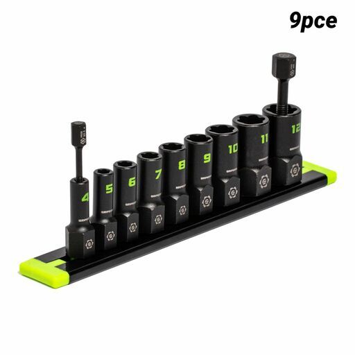 GRIPEDGE  XAM9S 9pce 1/4" Drive Metric Socket Extractor Set