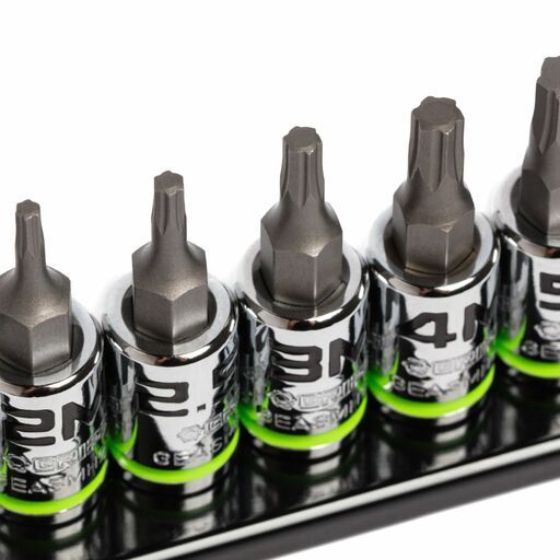 GRIPEDGE  GE8ASMHSRPT 8pce 1/4" Drive Short Metric Hex Driver Set – image 5