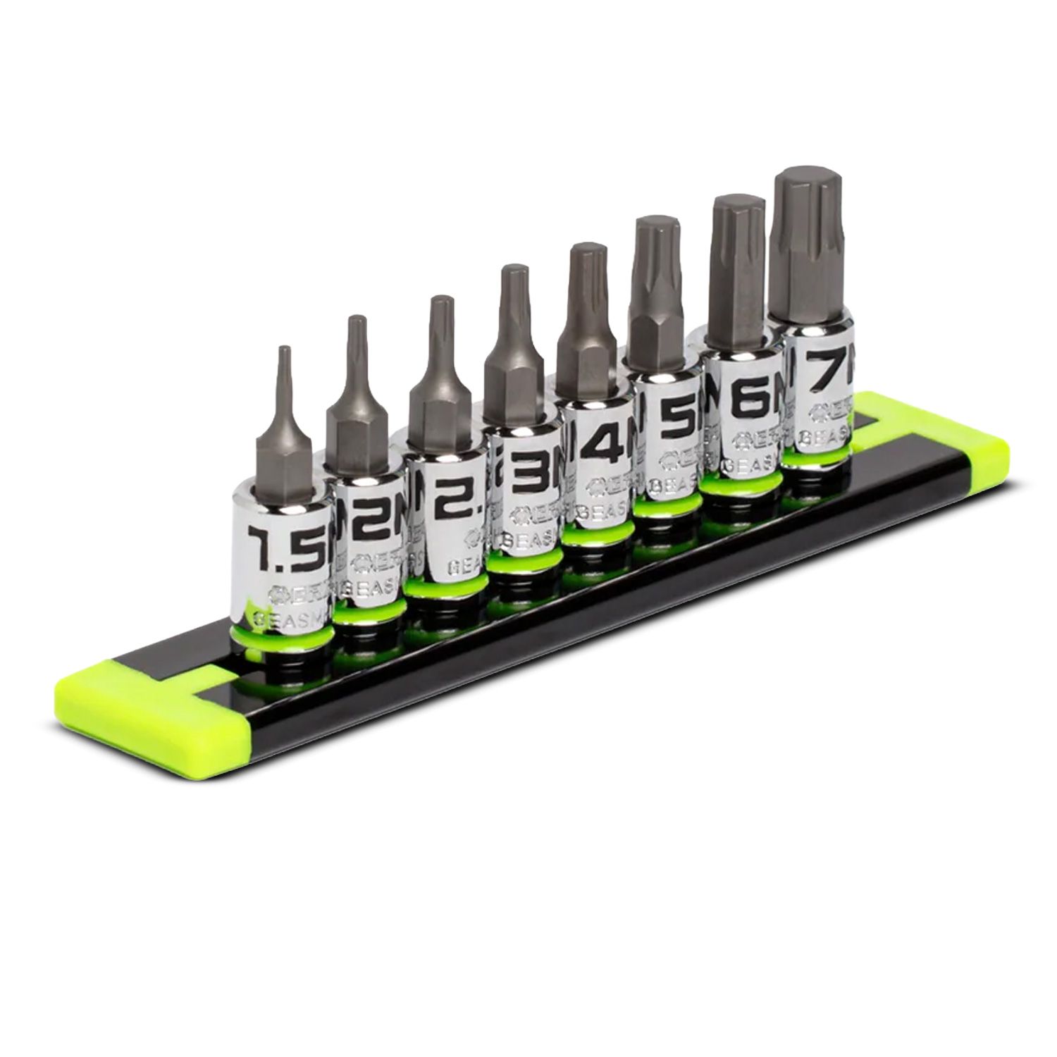 GRIPEDGE  GE8ASMHSRPT 8pce 1/4" Drive Short Metric Hex Driver Set – image 3