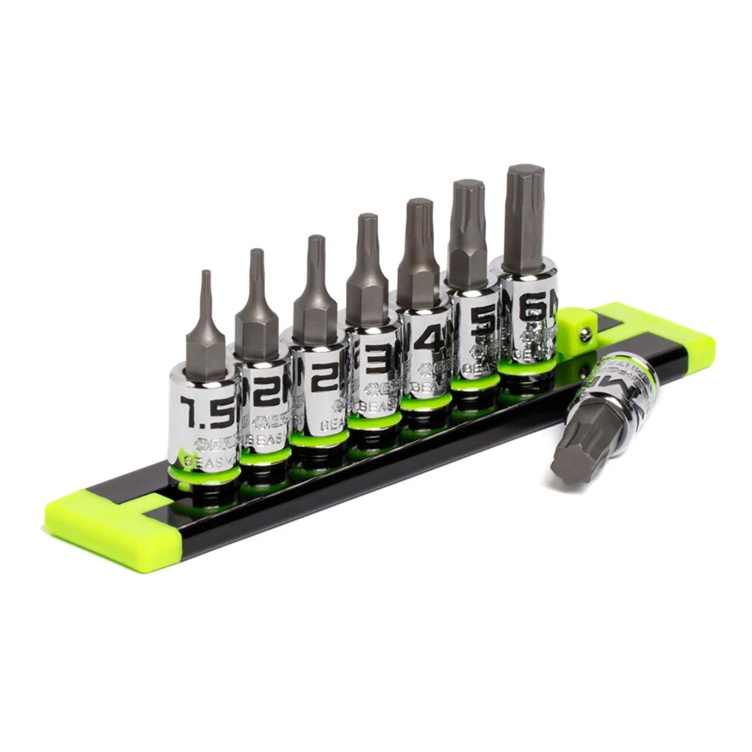 GRIPEDGE  GE8ASMHSRPT 8pce 1/4" Drive Short Metric Hex Driver Set – image 4