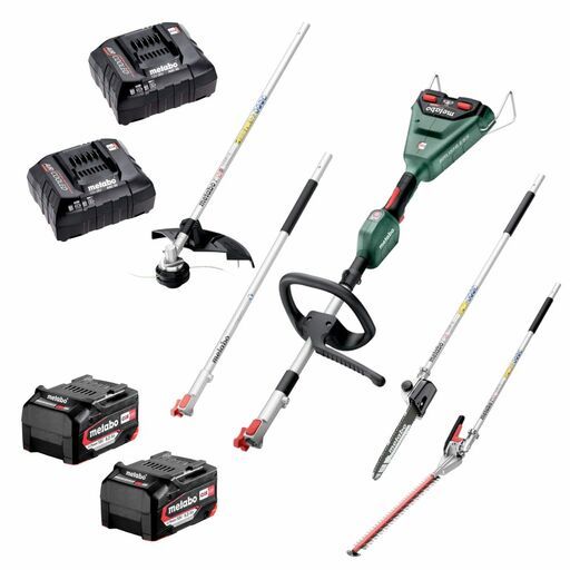 Metabo MET36-18BL52LP5.2PD (AU68404000) 36V (18V x 2) 5.2Ah Li-ion Cordless Brushless Multi-Function Powerhead Power Garden Bundle Combo Kit – image 2