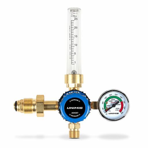 UNIMIG U11259 Dual Stage Argon Side Inlet Welding Flowmeter