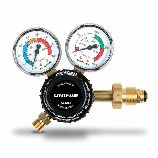 UNIMIG U11372 Oxygen Side Inlet Welding Regulator