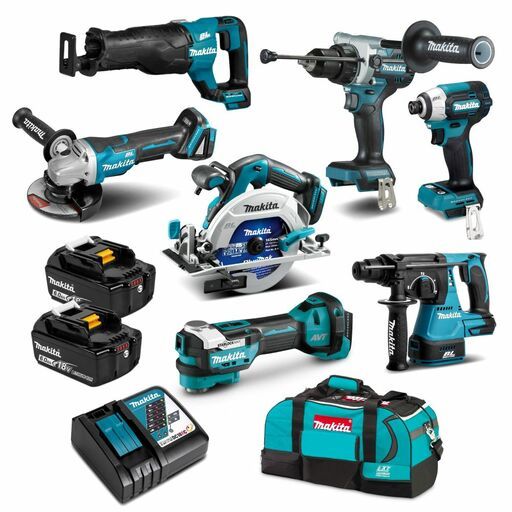 Makita DLX7036GX1 18V 6.0Ah Li-ion Cordless Brushless 7pce Combo Kit – image 2