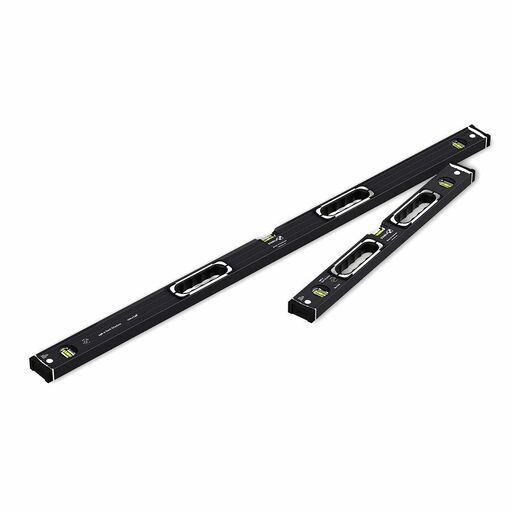 Stabila 20053 2pce 60 & 120cm Dark Shadow Level Set 196-2