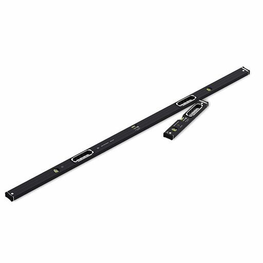 Stabila 20208 2pce 40 & 180cm Dark Shadow Level Set 196-2