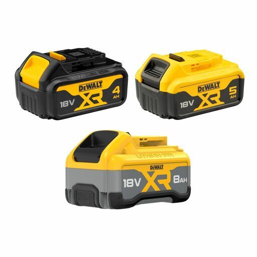 DeWalt DCB1880MPXW-XJ 3-Pack 18V XR 4.0Ah 5.0Ah 8.0Ah Battery Pack