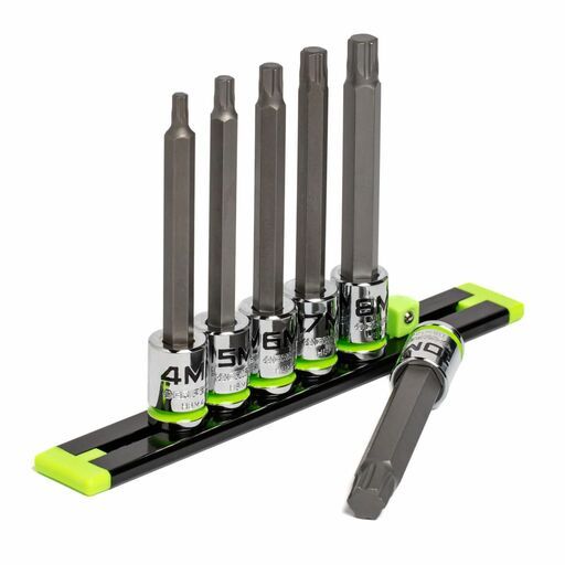 GRIPEDGE  HBM6LS 6pce 3/8" Drive Long Metric Hex Driver Set – image 4