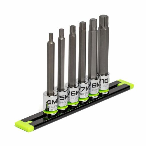 GRIPEDGE  HBM6LS 6pce 3/8" Drive Long Metric Hex Driver Set – image 3