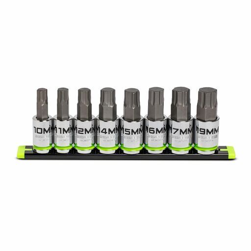 GRIPEDGE  HCM8S 8pce 1/2" Drive Metric Hex Bit Socket Set – image 2