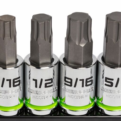 GRIPEDGE  HCS6S 6pce 1/2" Drive SAE Hex Bit Socket Set – image 5