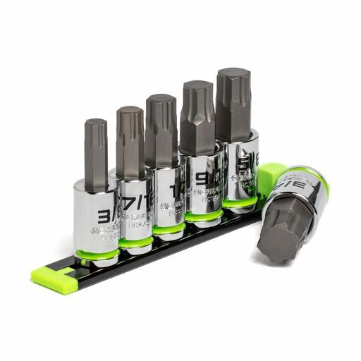 GRIPEDGE  HCS6S 6pce 1/2" Drive SAE Hex Bit Socket Set – image 4