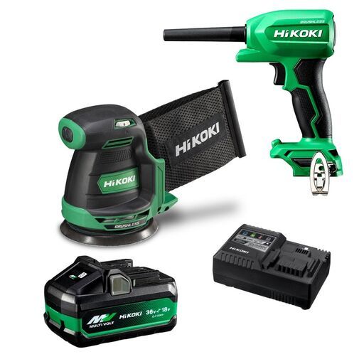 HiKOKI SV1813RA(PMZ) 18V 5.0Ah Li-ion Cordless Brushless 2pce Combo Kit – image 2