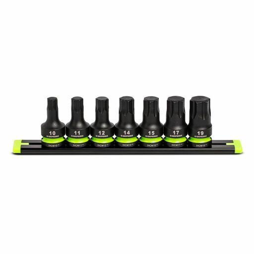 GRIPEDGE  IHCM7S 7pce 1/2" Drive Short Metric Impact HEX Driver Set – image 2
