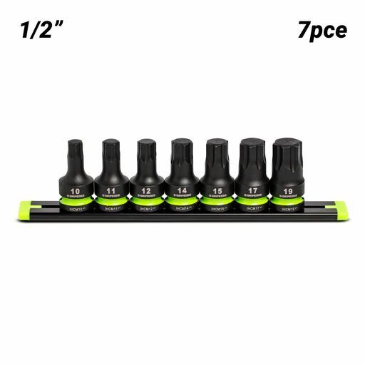 GRIPEDGE  IHCM7S 7pce 1/2" Drive Short Metric Impact HEX Driver Set
