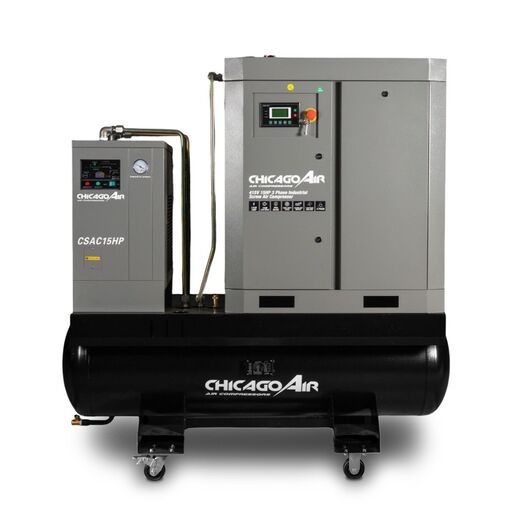 [Pre-Order] Chicago Air CSAC15HP 415V 15HP 3 Phase Industrial Screw Air Compressor
