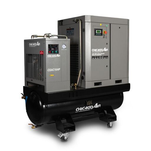 [Pre-Order] Chicago Air CSAC15HP 415V 15HP 3 Phase Industrial Screw Air Compressor – image 2