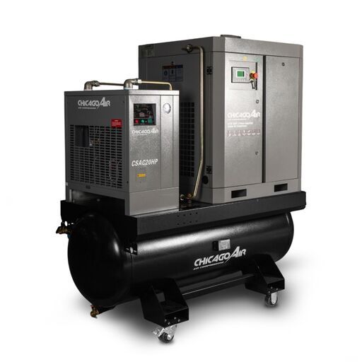 [Pre-Order] Chicago Air CSAC20HP 415V 20HP 3 Phase Industrial Screw Air Compressor – image 2
