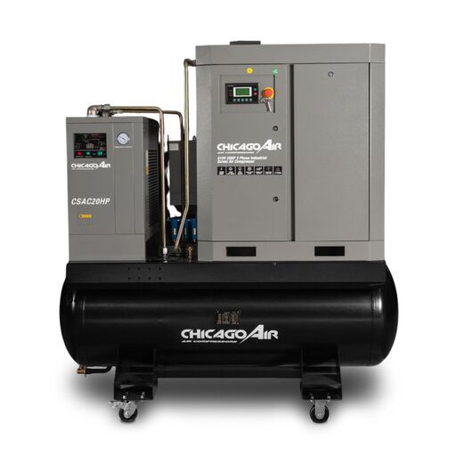 [Pre-Order] Chicago Air CSAC20HP 415V 20HP 3 Phase Industrial Screw Air Compressor