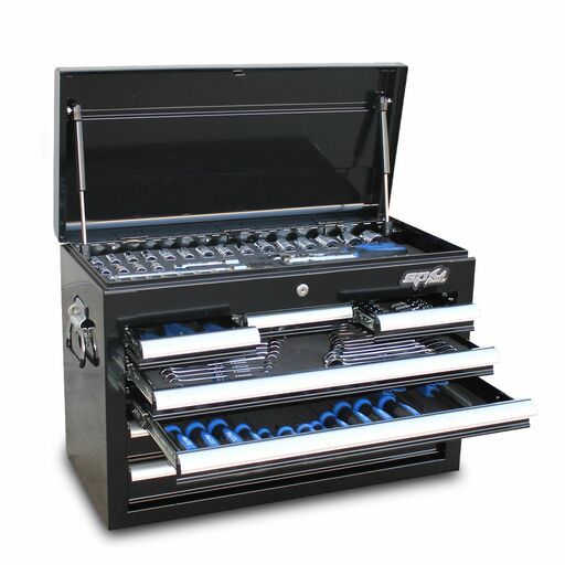 SP Tools SP500ST 209pce Metric 7 Drawer Black Tool Box Tool Kit – image 2