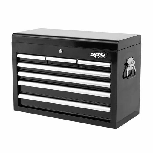 SP Tools SP500ST 209pce Metric 7 Drawer Black Tool Box Tool Kit – image 3