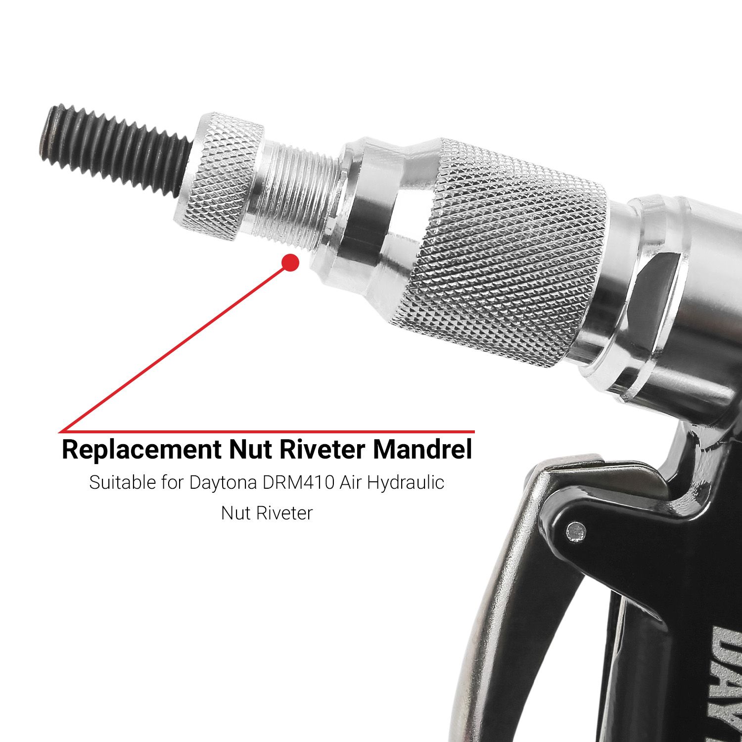 Daytona DRM410M6 M6 Nut Riveter Mandrel Suits DRM410 – image 3