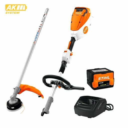 STIHL KMA80R-KIT-1 36V 4.0Ah Li-ion Cordless KOMBISYSTEM AK System Multi-Function Power Head with Brushcutter Nylon Line Attachment Combo Kit